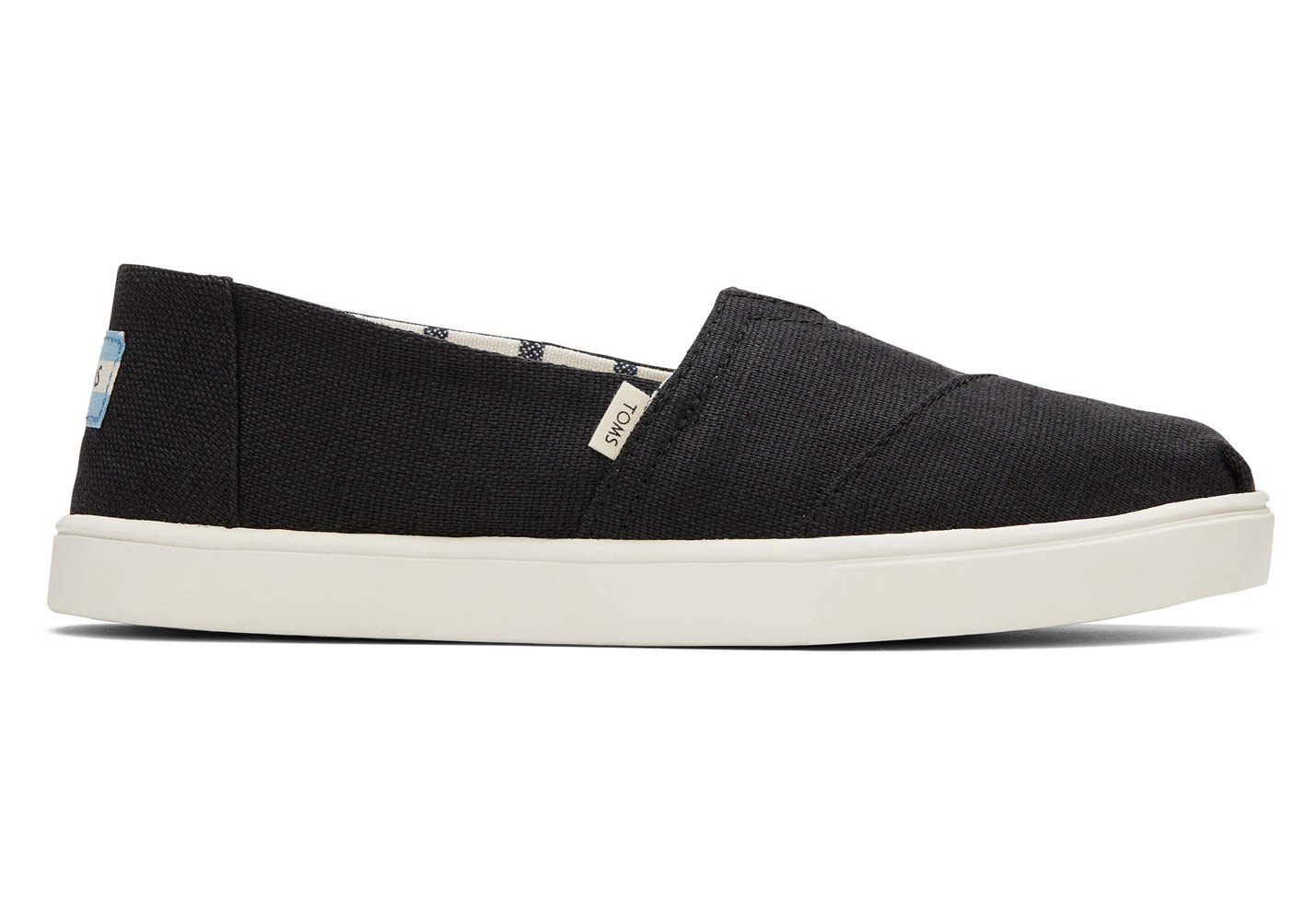 Toms Alpargata Cupsole Slip On Espadrille Black - Womens - 12607-INBQ